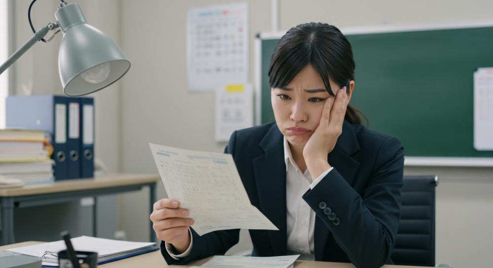 「給与明細にため息…」塾講師の年収が低いと言われる本当の理由