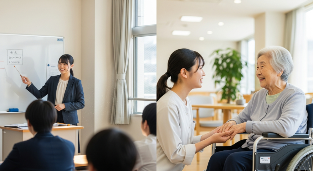教育実習と介護等体験は何が違う?基本概要と目的の相違点