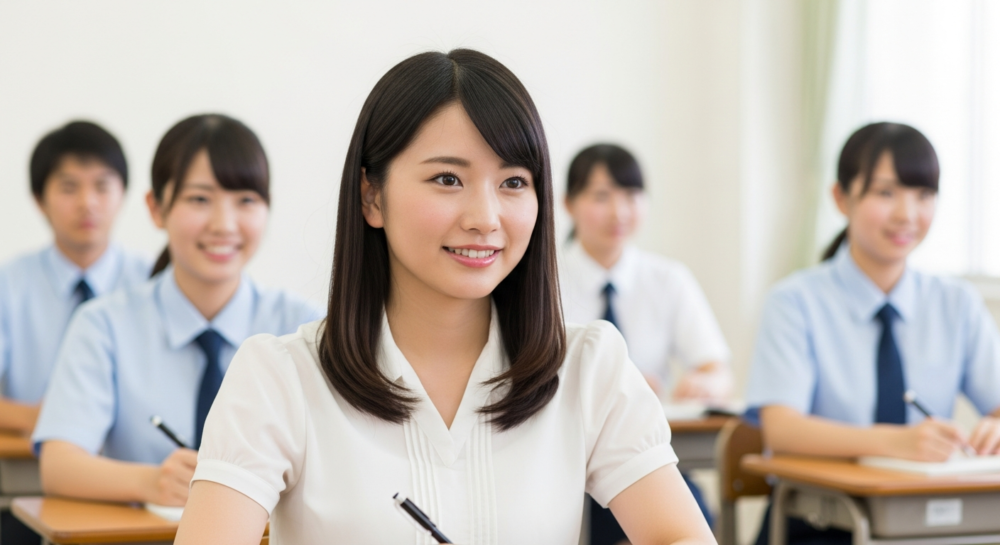 塾講師 服装 女 夏の解説イメージ