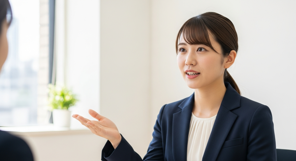 塾講師 面接 長所の解説イメージ