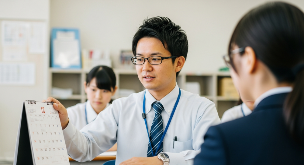 塾講師　有給休暇　実態の解説イメージ