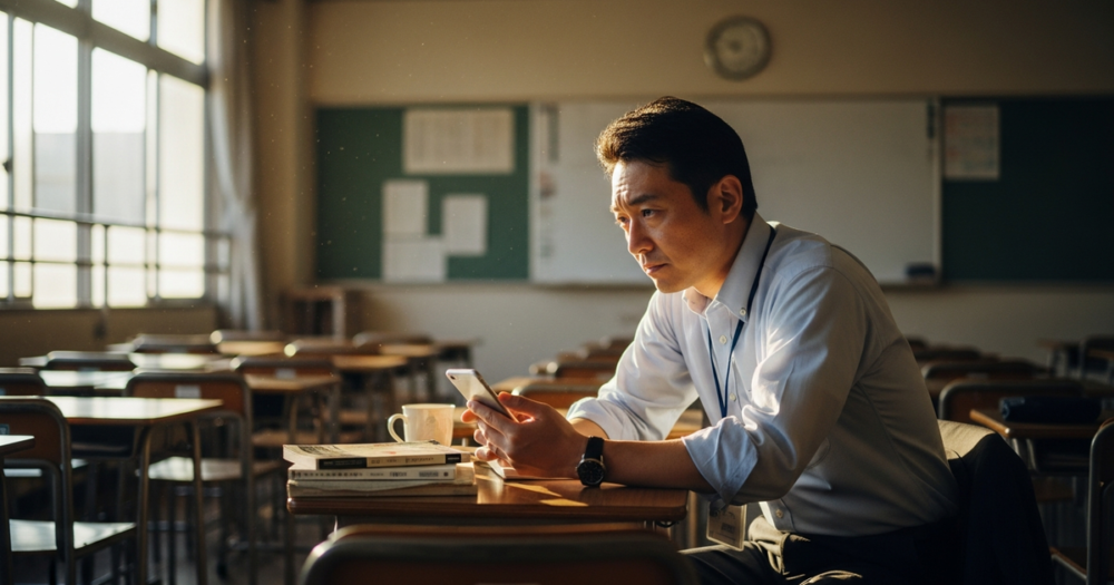 塾講師のLINE対応はどうすべきの解説イメージ