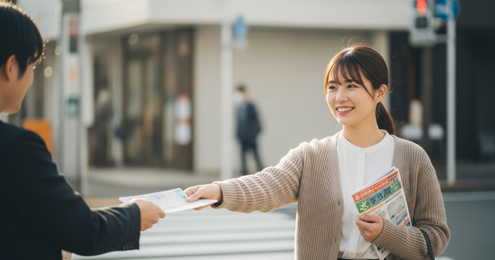ビラ配りが劇的に楽になる、やり方を変えた3つの転換点