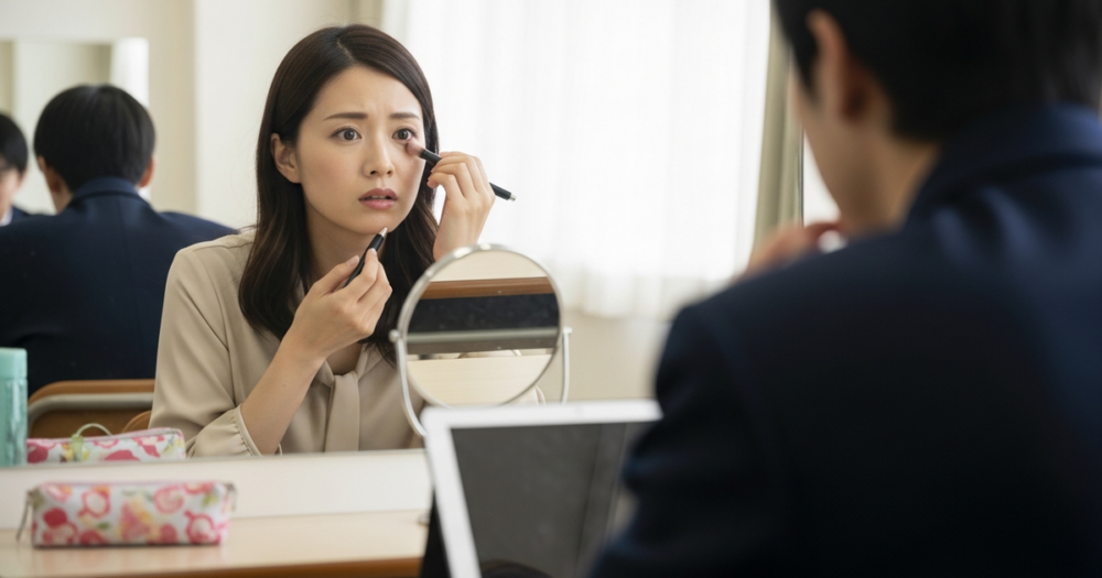 塾講師のメイクで「生徒に怖がられている」と気づいたとき、何が起きているか