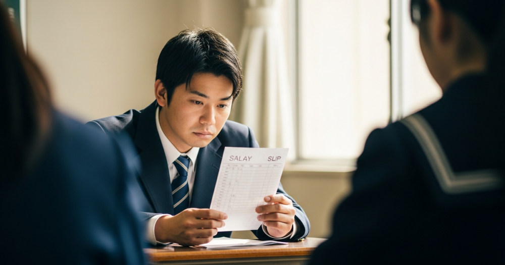 塾講師の残業代の実態、月40時間のタダ働きの解説イメージ