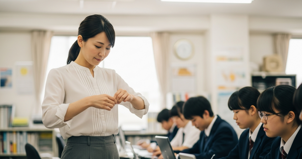 夏の女性塾講師の服装マナーで「なんとなく選ぶ」が一番危ない