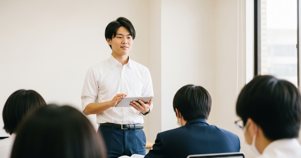 塾講師の服装はユニクロで安く揃うの解説イメージ